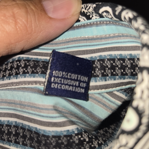 Robert Graham Men’s 2XL Paisley Button Front Shirt Luxury Designer Long Sleeve - Picture 8 of 10